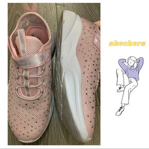 COPY - Girls Gems pink sneakers | size 2 ,Skechers